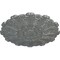 Ekena Millwork Durham Ceiling Medallion (Fits Canopies up to 4 1/4"), Hand-Painted Platinum, 31"OD x 1 1/2"P CM31DUPLS - alternate 2